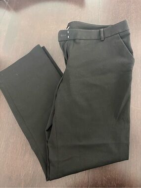 Express Black Editor Dress Pants Slim Straight Office Career Wear Size 14R